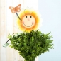 Preview: Blumenfreunde Stecker Frosch/Eule/Sonnenblume