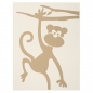 Preview: Bio Kinderdecke Affe “bio cotton kids“