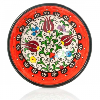 Keramikschale Millenium 10 cm, Motiv Tulpen 1