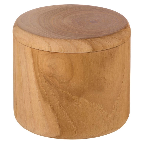 Wattebehälter Teak